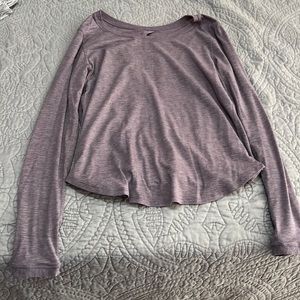 Lululemon Wild Twist Long Sleeve Shirt Purple